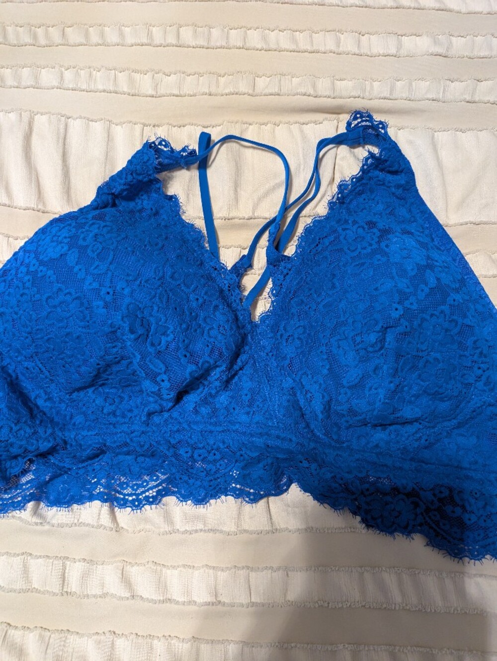 Maurices Royal Blue Lace Bralette - Women Intimates & Sleepwear
